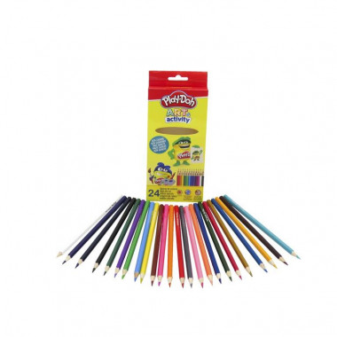 Caja 12 Lápices de Colores Variados Para Niños Play Doh CYP Brands - Play  Doh - Juguetería - Caja 12 Lápices de Colores Variados Para Niños